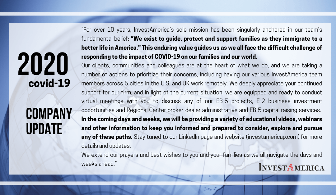 2020 COVID-19 Company Update